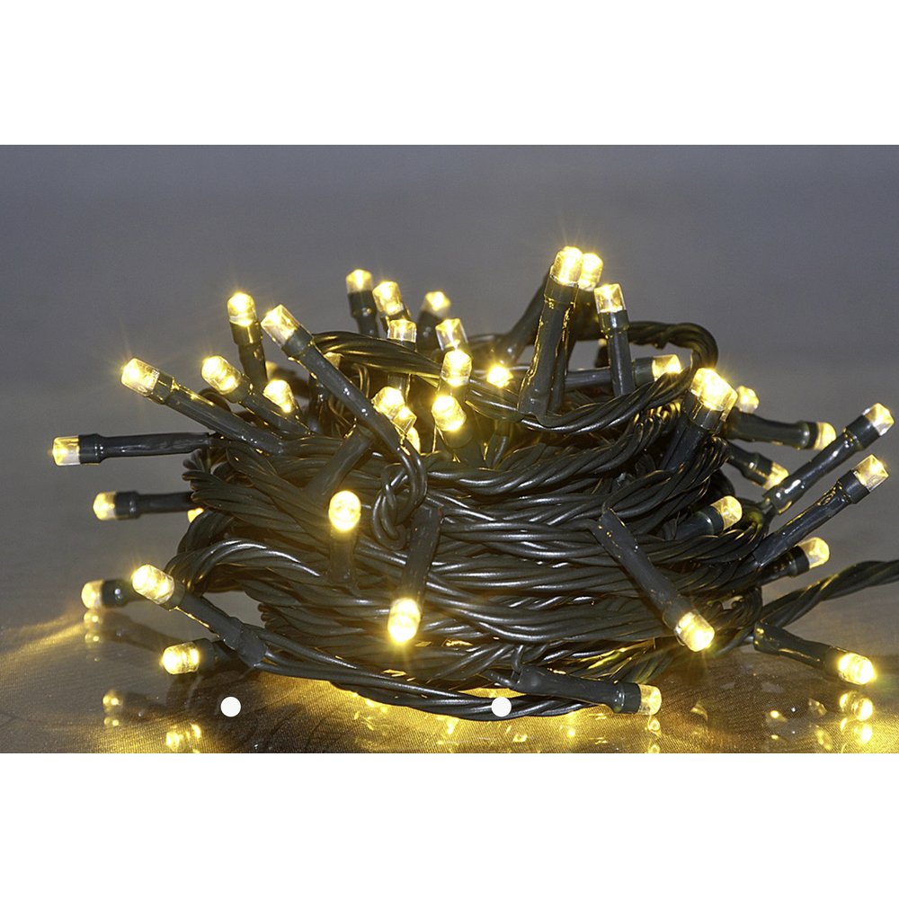 Comfort-Set 300 LEDs warm-weiß, grün,30 M