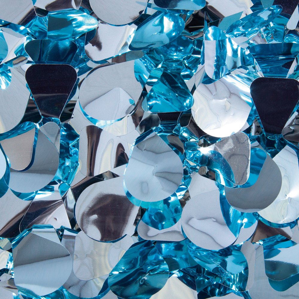 Effektfolie metallic türkis, B90 cm, lfmtr.