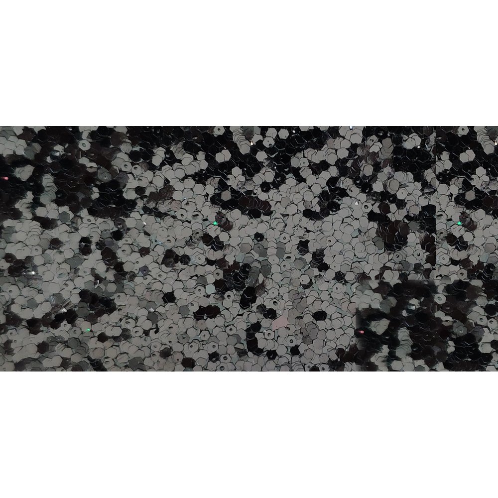 Glitter Fabric schwarz, 137 cm breit