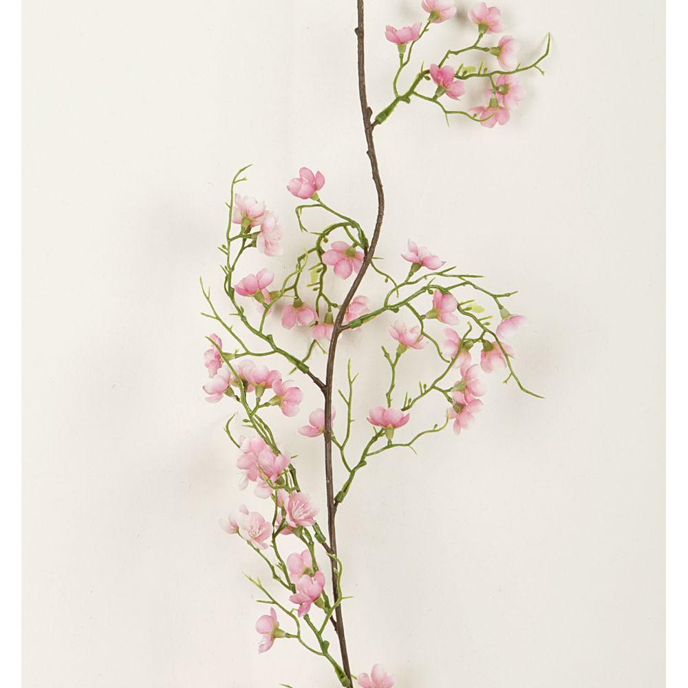 Blütengirlande Deluxe grün-rosa 180 cm