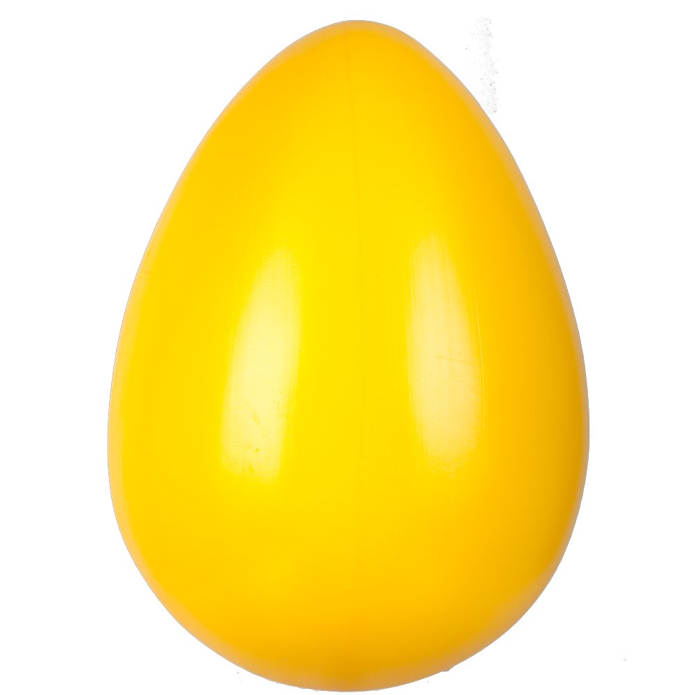 Ei aus Kunststoff gelb, 30 cm