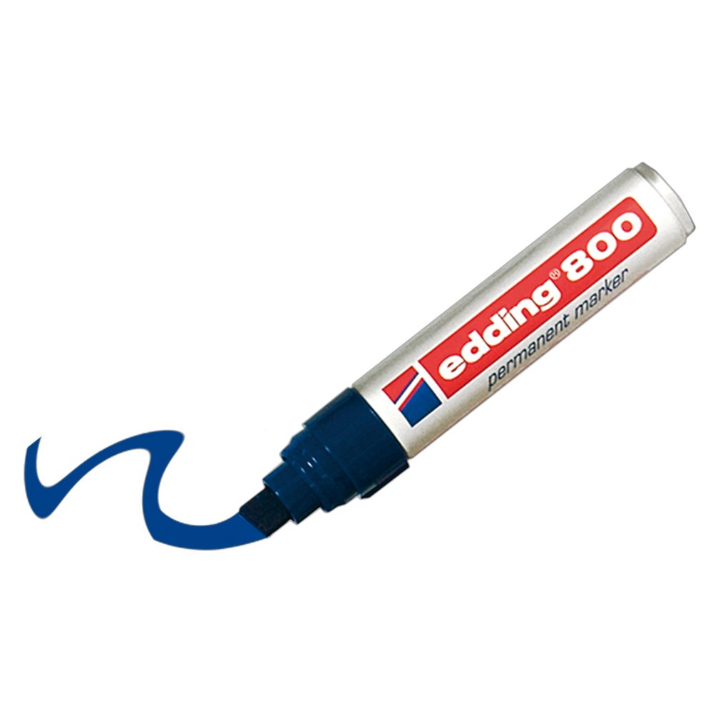 Edding 800 Permanentmarker blau, 4-12 mm Keilspitze