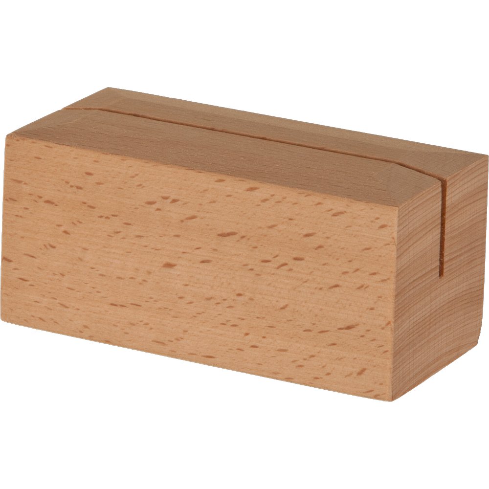 Holzaufsteller für Elemente natur, 10 x 5 x H 5 cm