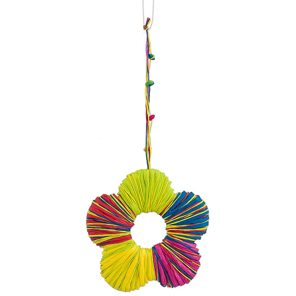 Blüte Paper Rope bunte Fäden, Ø 15 cm