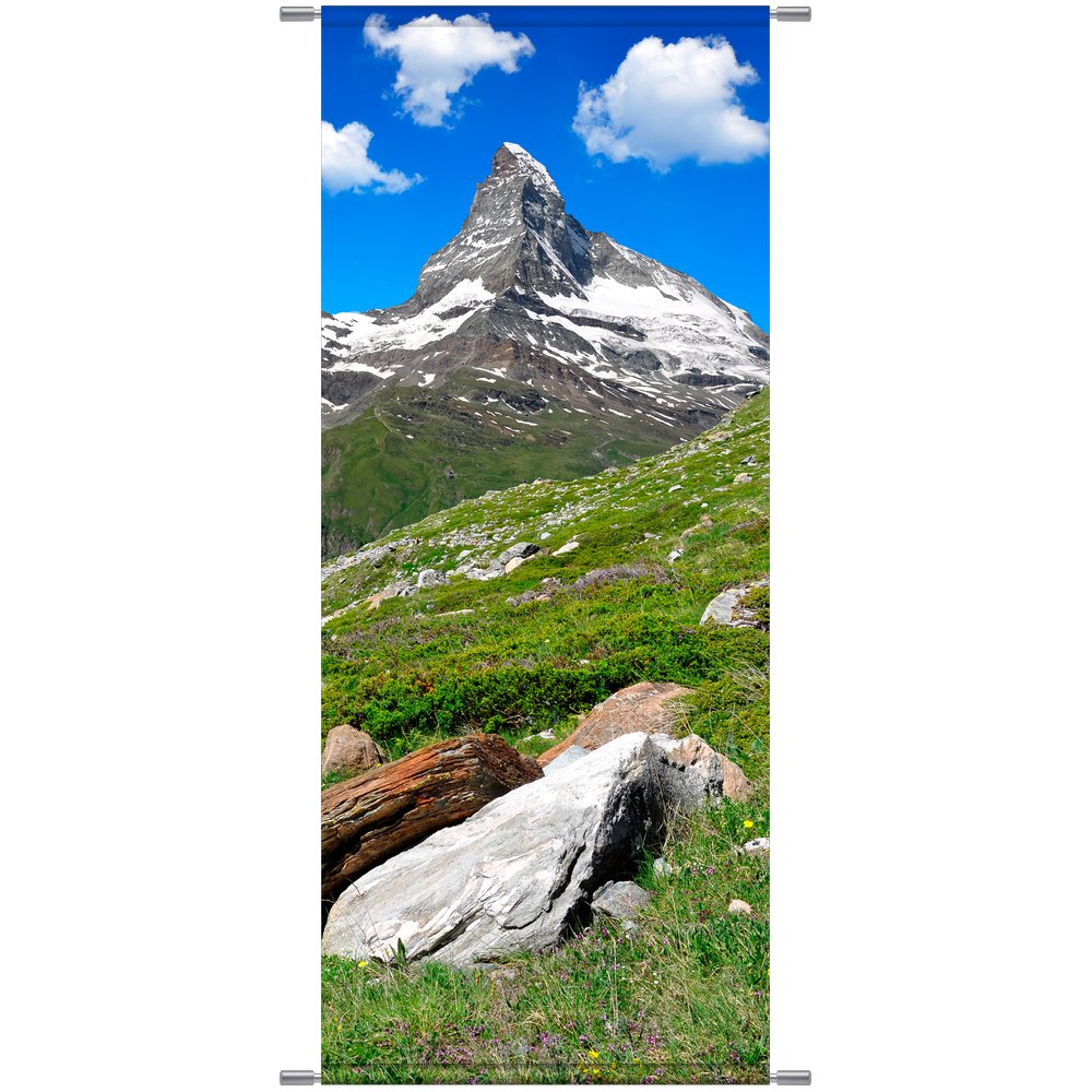 Banner Berglandschaft, 75 x 180 cm