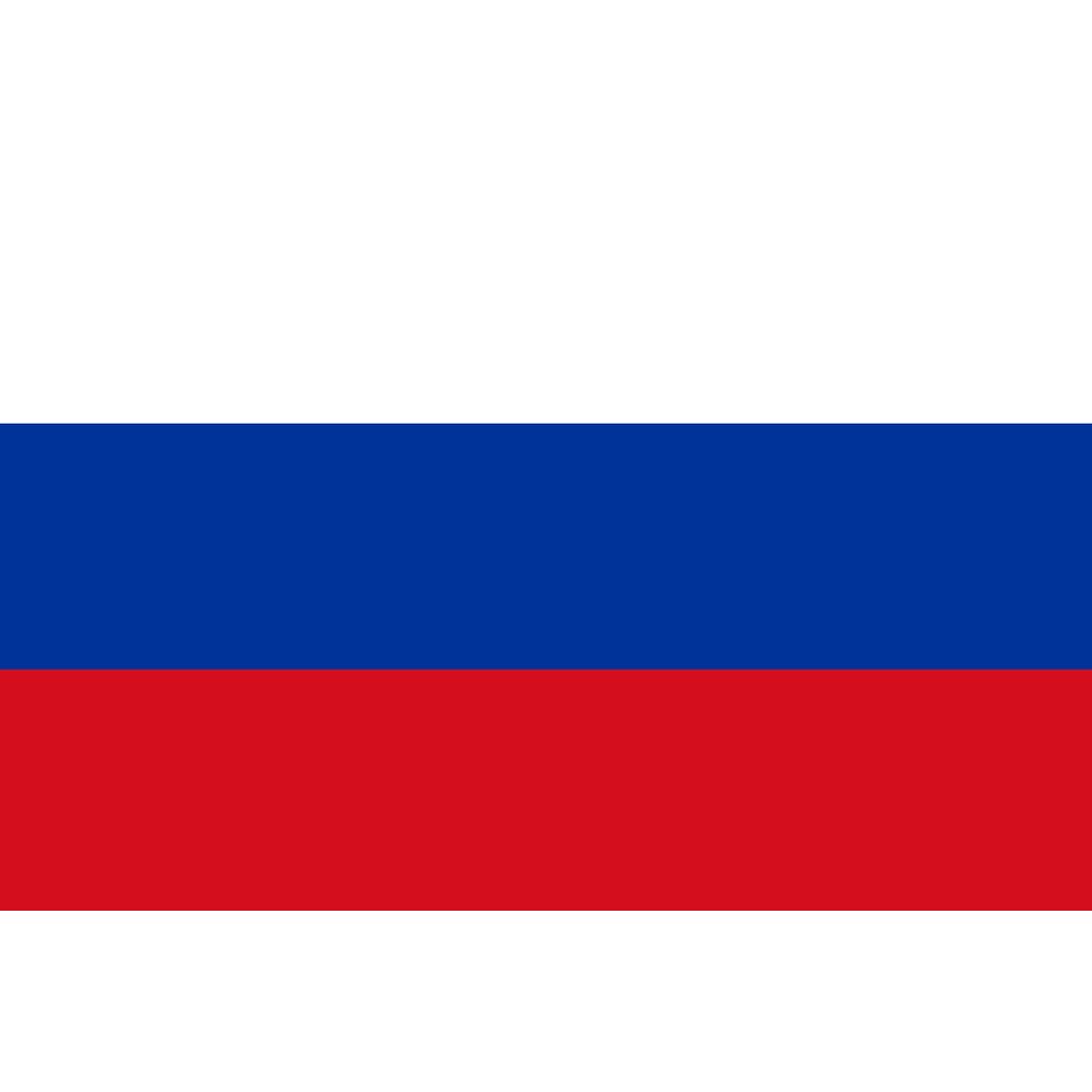 Flagge aus Stoff Russland, 90 x 150 cm