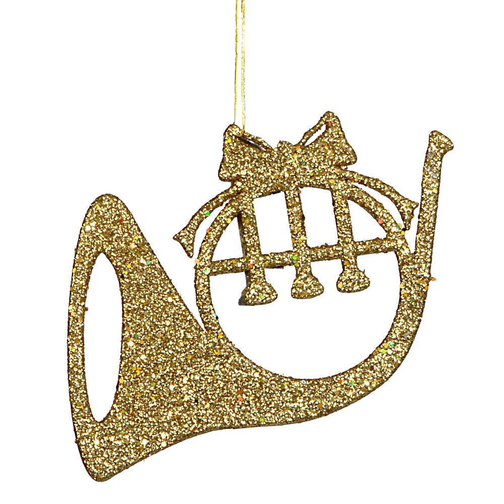 Musikinstrumentehänger 8 Stück gold, 10 cm