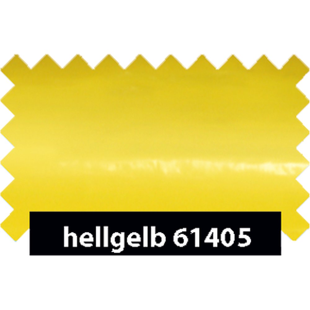 Lackfolie hellgelb, 130 cm breit, doppellagig