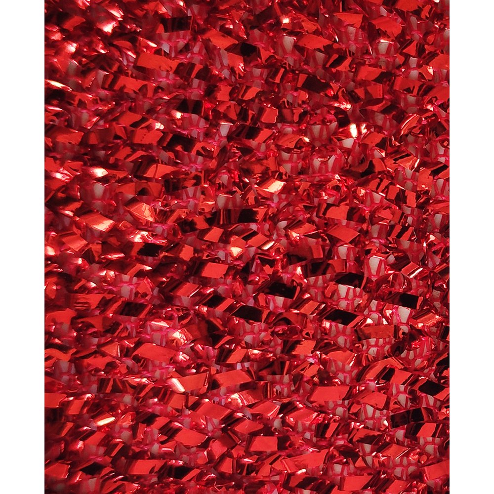 Lurex-Stretchstoff Glamour rot, 150cm breit