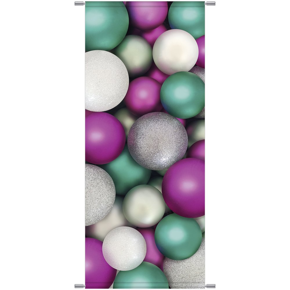 Banner Kugeln Modern Art, 75 x 180 cm