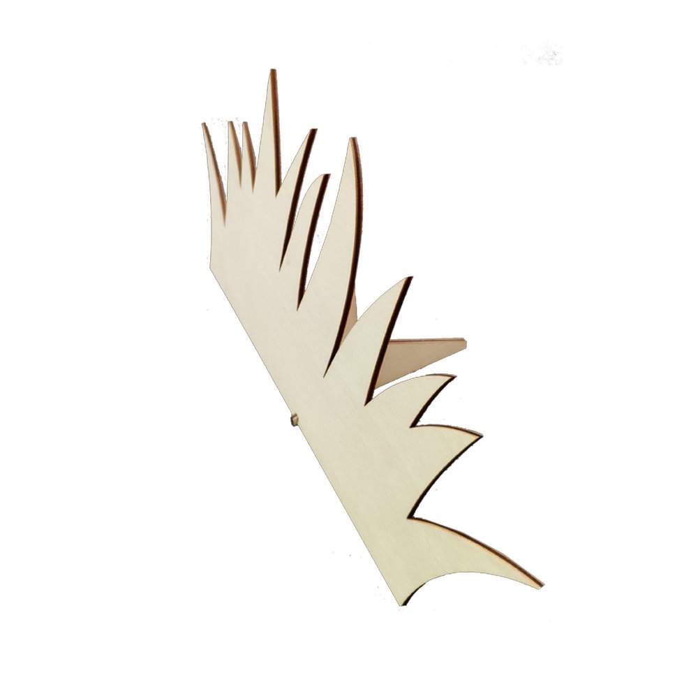 Display 2D Gras natur, 32 x 15 cm