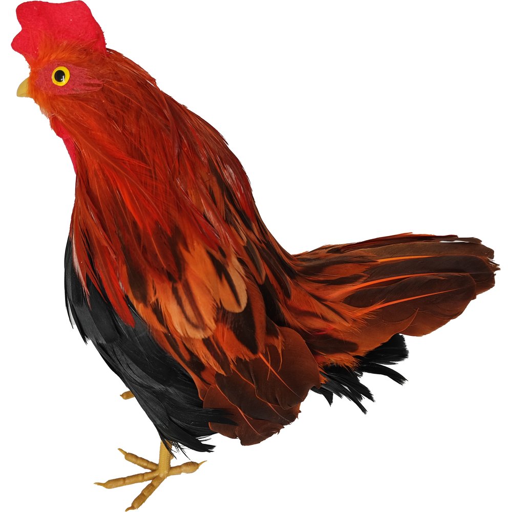 Huhn Natural bunt,H 28 cm