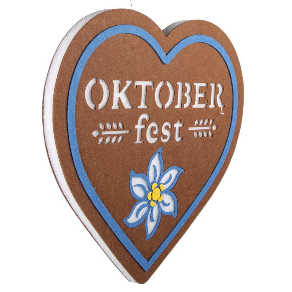 Bayern Bierfest Herz mit Spruch