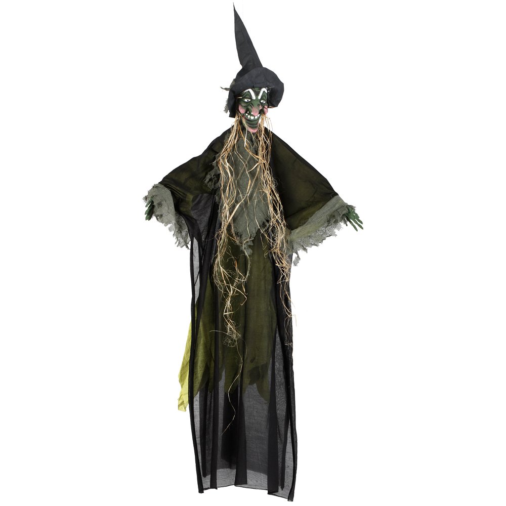Hexe gruselig hängend 50 x 110 cm