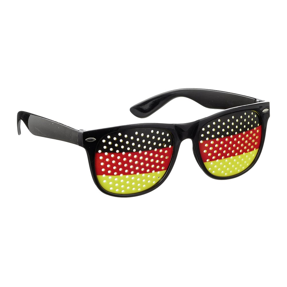Brille Deutschland schwarz-rot-gold