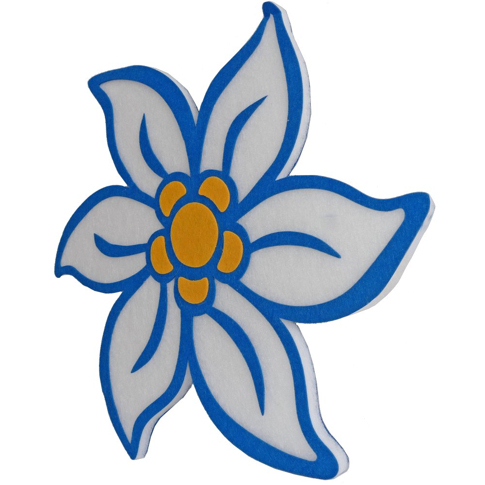 Bayern Edelweiß aus Watte