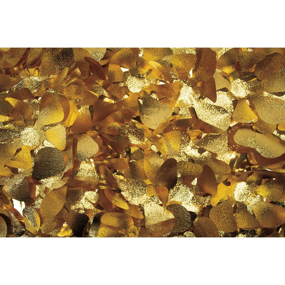 Effektfolie metallic geprägt gold/gold, B90 cm, lfmtr.