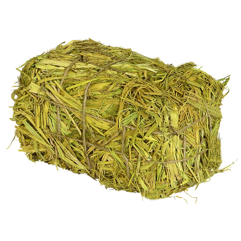 Strohballen klein grün, 15 x 9 x 8 cm