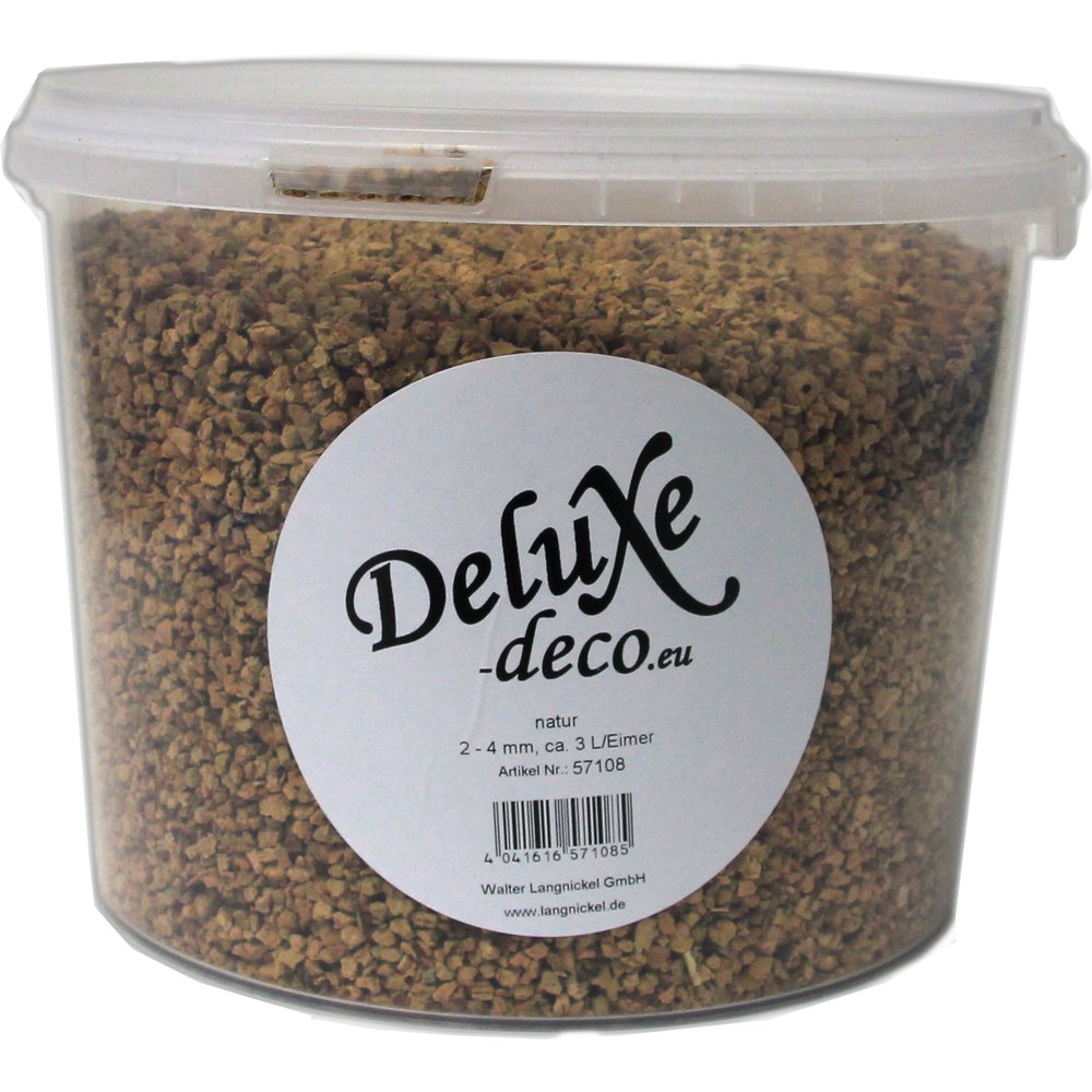 Korkschrot 3 Liter im Eimer