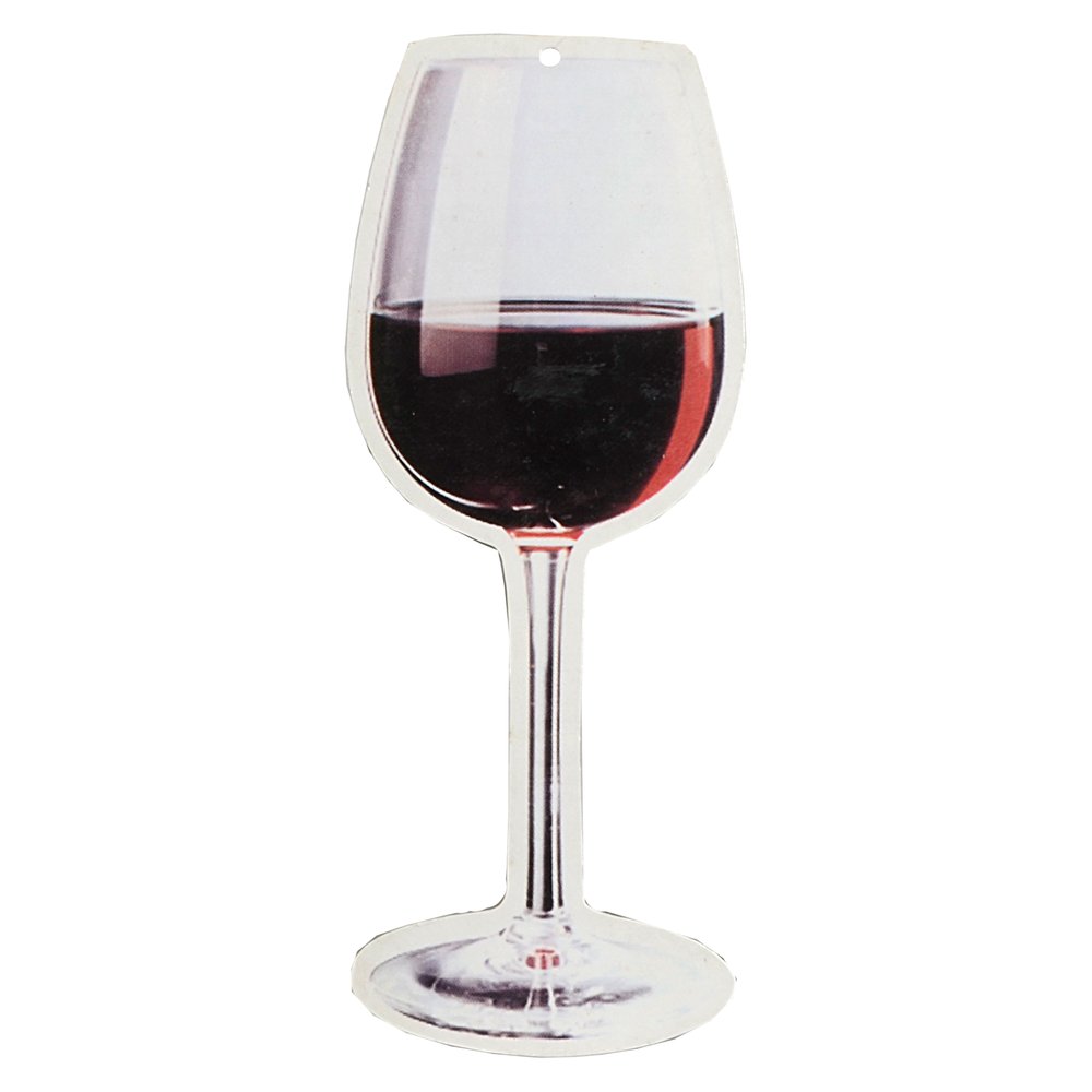 Rotweinglas Display Wanddekor, 18 x H 47 cm