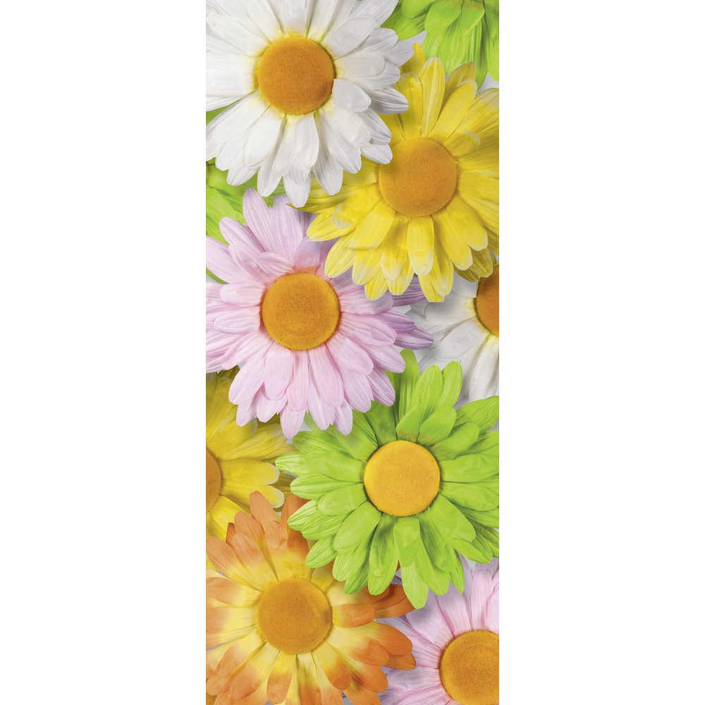 Banner Blütenköpfe Flower bunt, 75 x 180 cm
