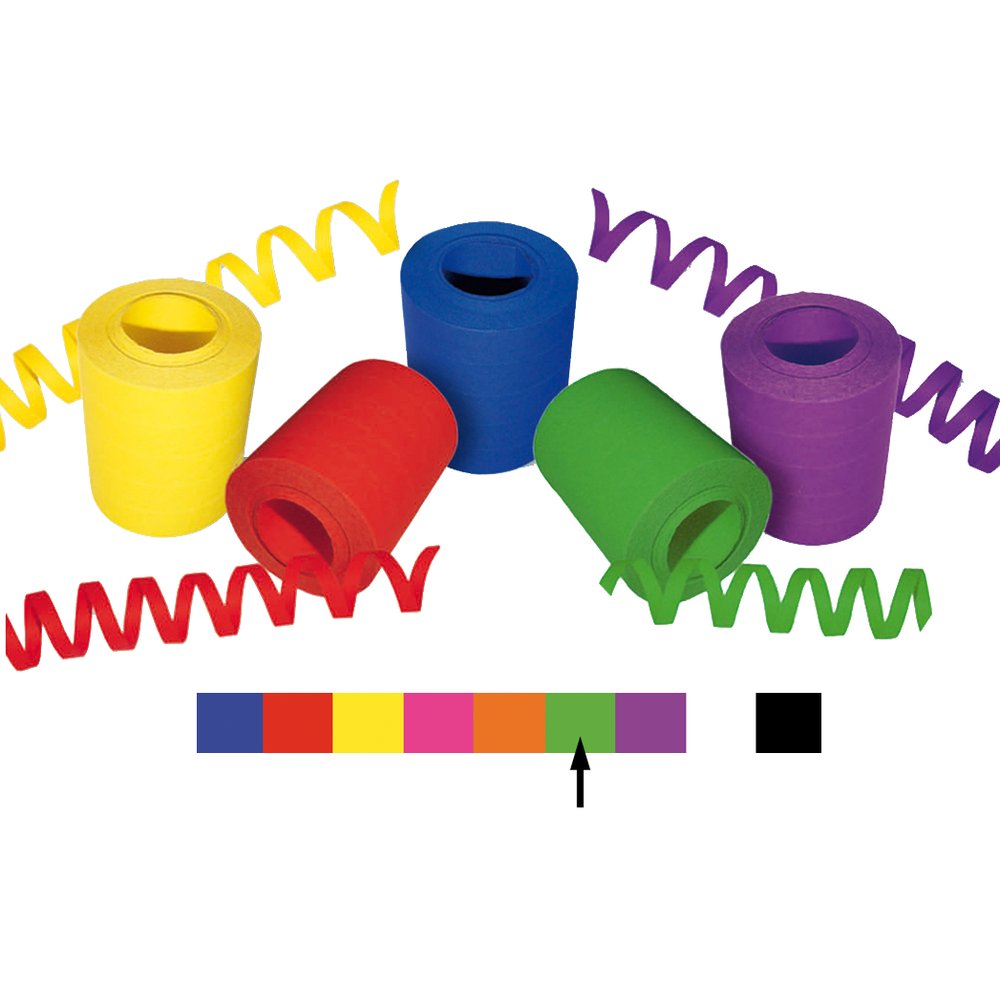 Luftschlangen Jumbo grün, B 14 mm x L 15 m