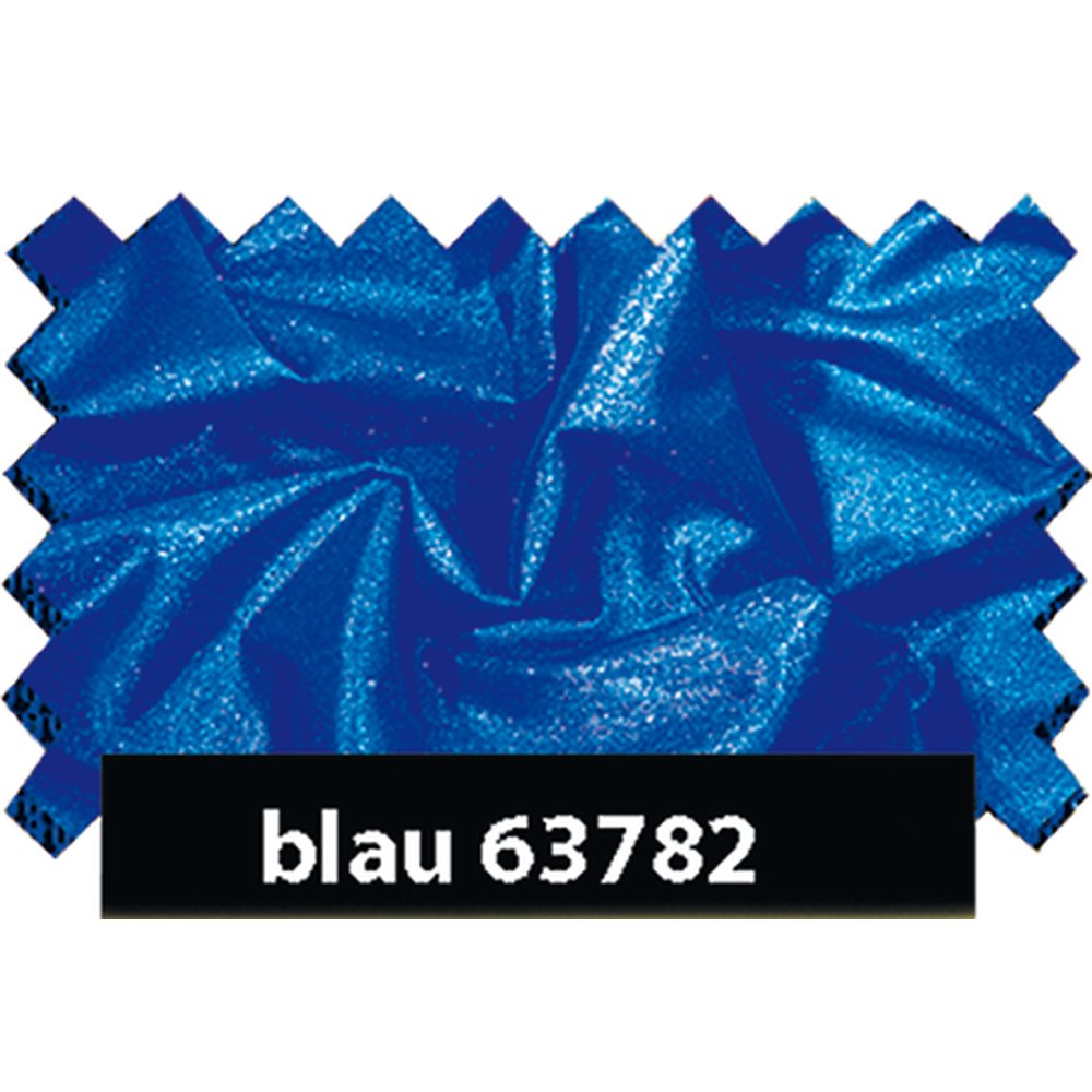 Stoff Trilobe blau-glänzend, 145 cm breit