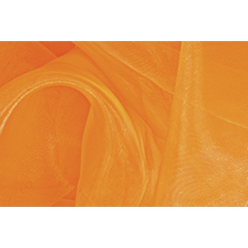 Chiffon Souplesse Stoff orange, 150 cm breit