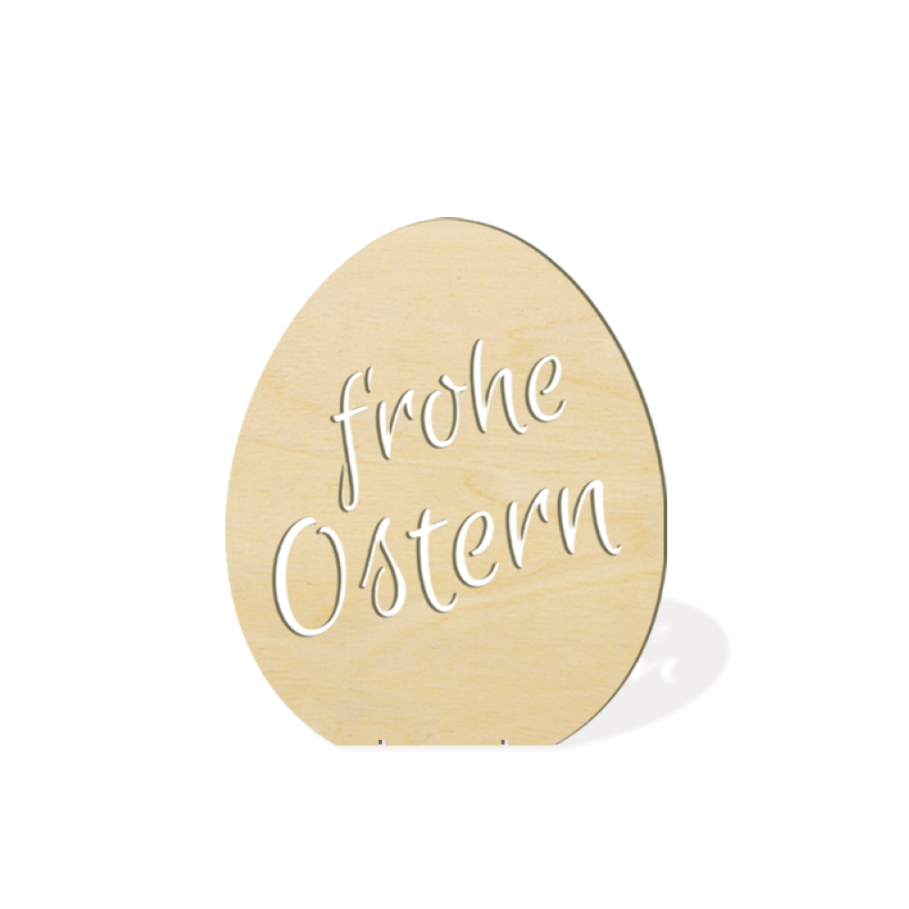 Display 2D Ei frohe Ostern, 25 x 30 cm