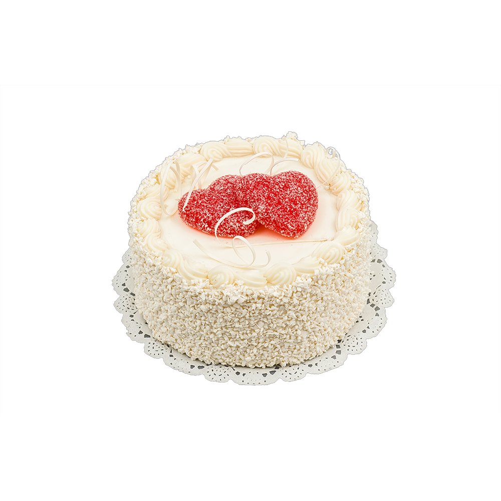 Cremekuchen mit Herz, Ø 15 cm