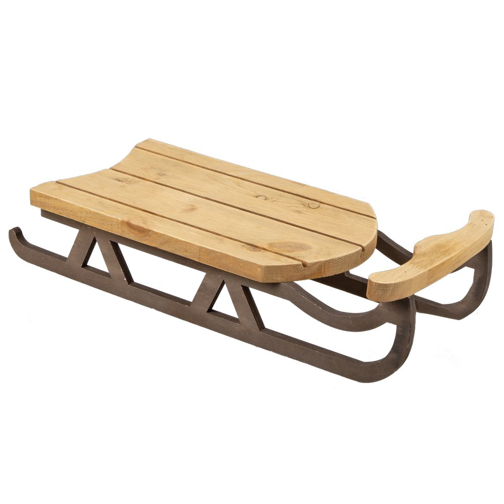 Schlitten Nostalgie Holz, 46 cm