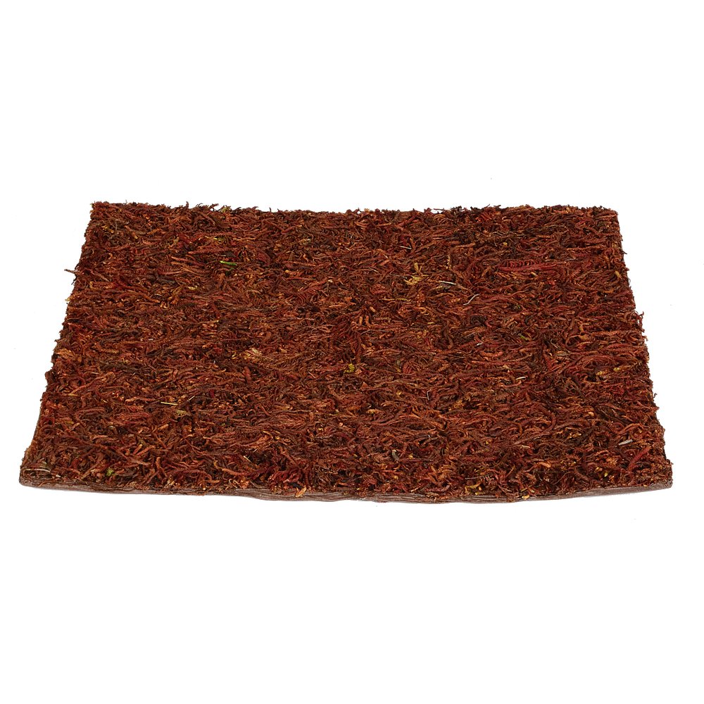 Moosplatte rotbraun, 30 x 30 cm