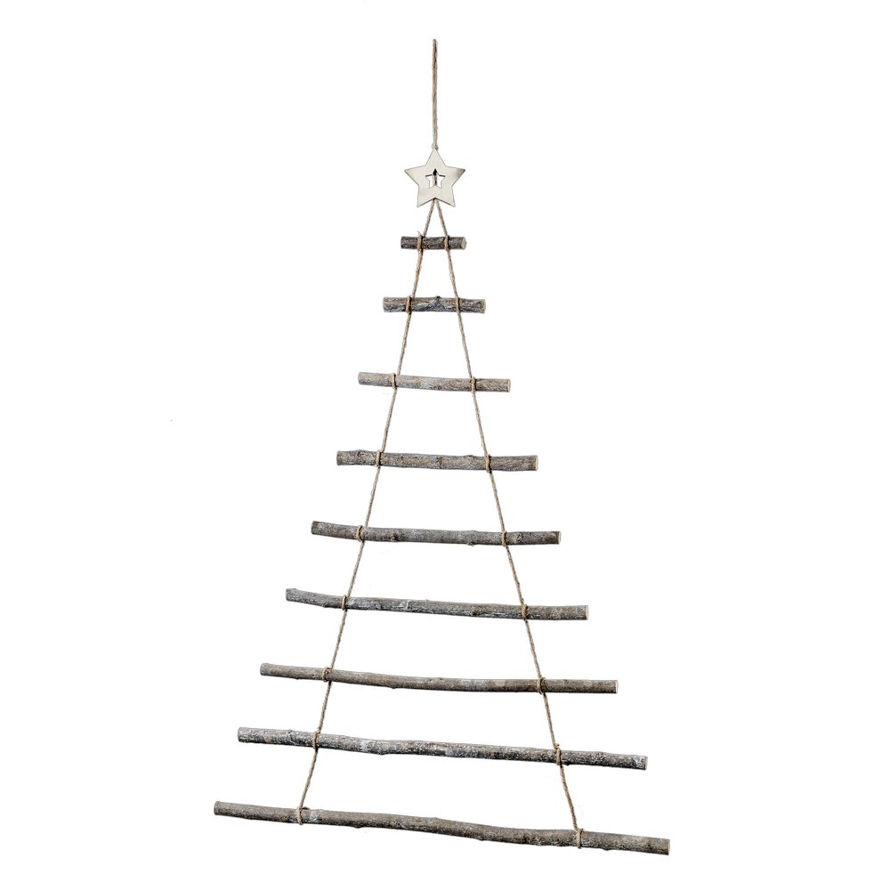 Holzleiter Baumform 9 Sprossen, 75 x 68 cm