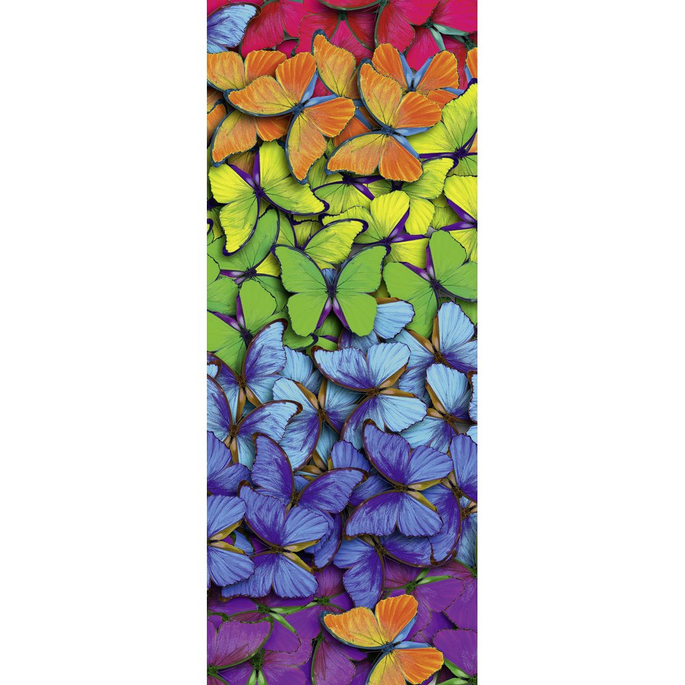 Banner bunte Schmetterlinge, 75 x 150 cm