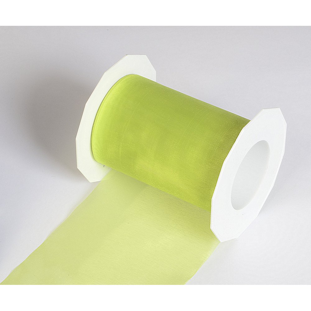 Chiffonband deluxe hellgrün, 112 mm x 25 m