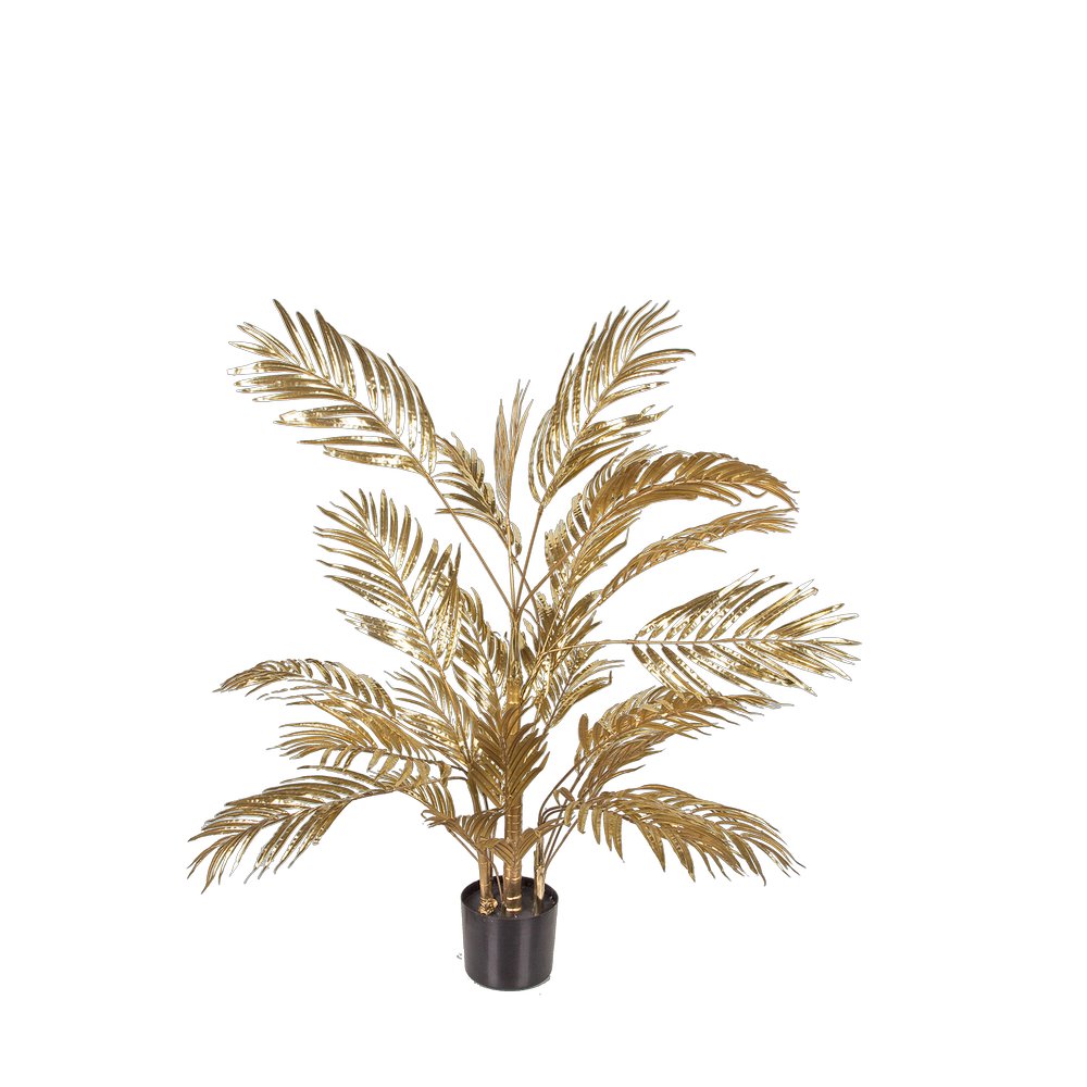 Areca Palme Golden getopft gold, H 105 cm