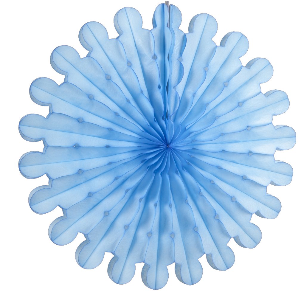 Falt-Motiv Eisblume B1 hellblau, Ø 40 cm