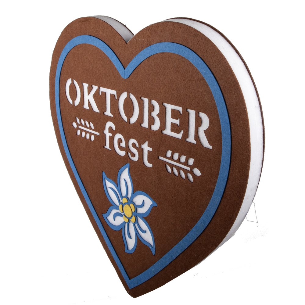 Bayern Bierfest Herz mit Spruch