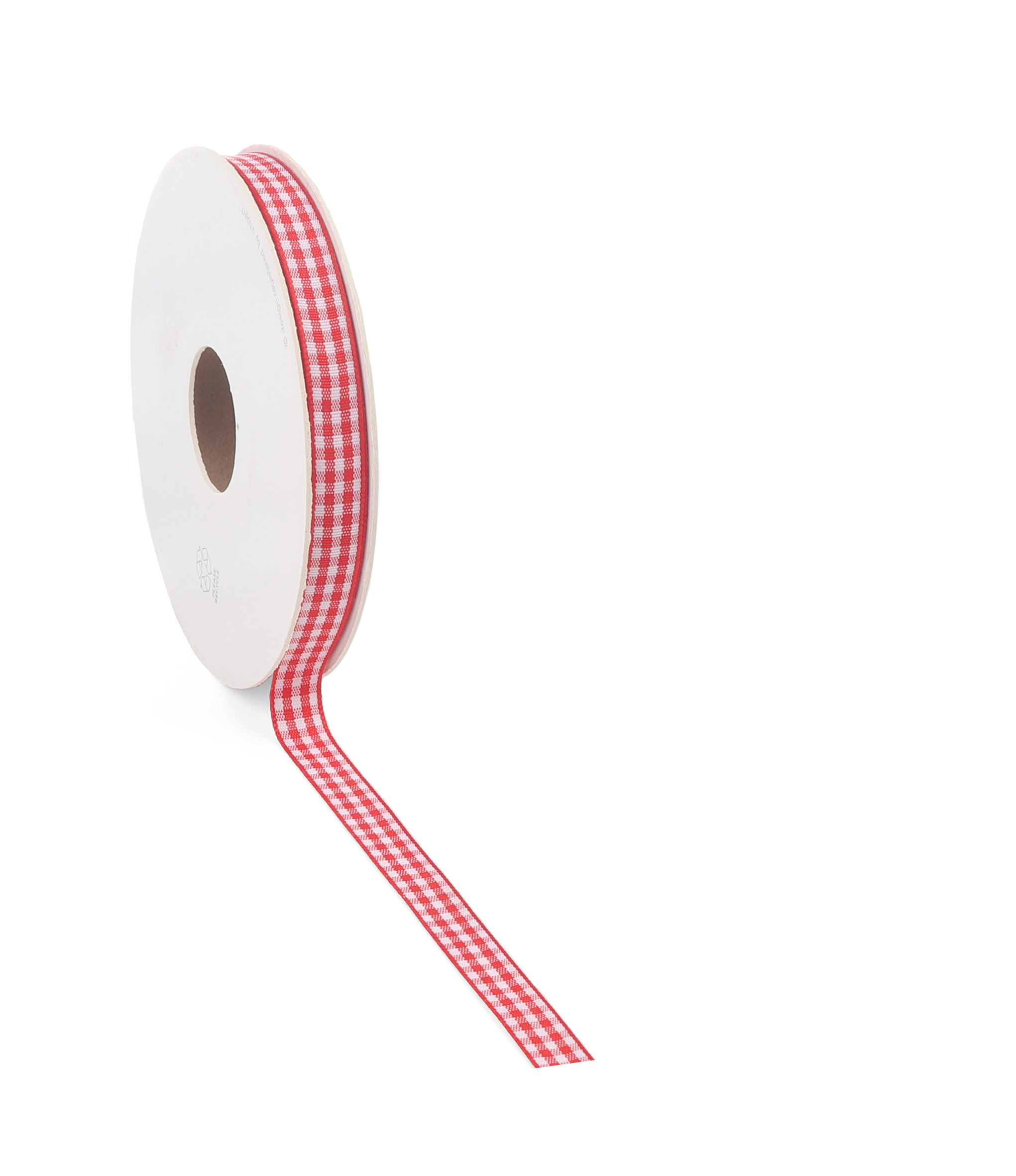 Band Kleinkariert rot/weiß,9mm x 20m