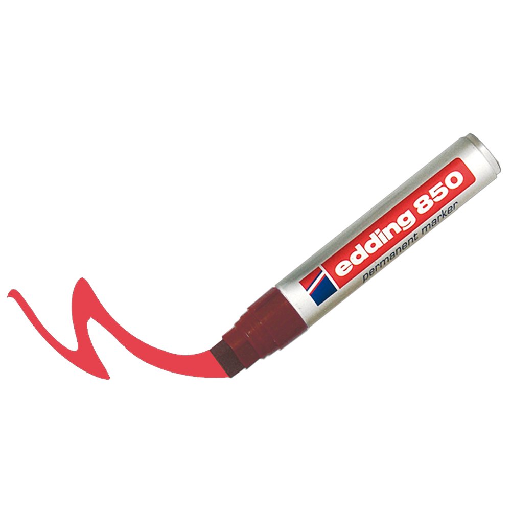 Edding 850 Permanentmarker rot, 6-16 mm Keilspitze