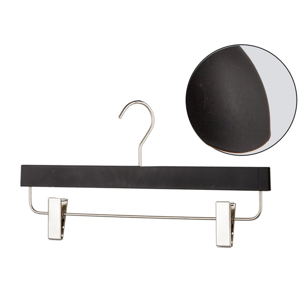 Hosen/Rockbügel Soft Touch schwarz, 36 cm