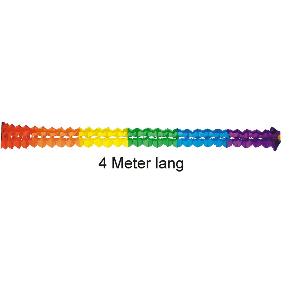 Girlande regenbogen, Ø 15 cm, 10 m