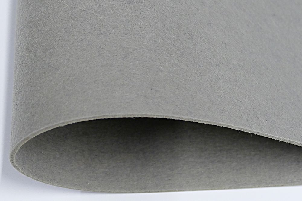Filzplatte grau, 3 mm, 75 x 50 cm