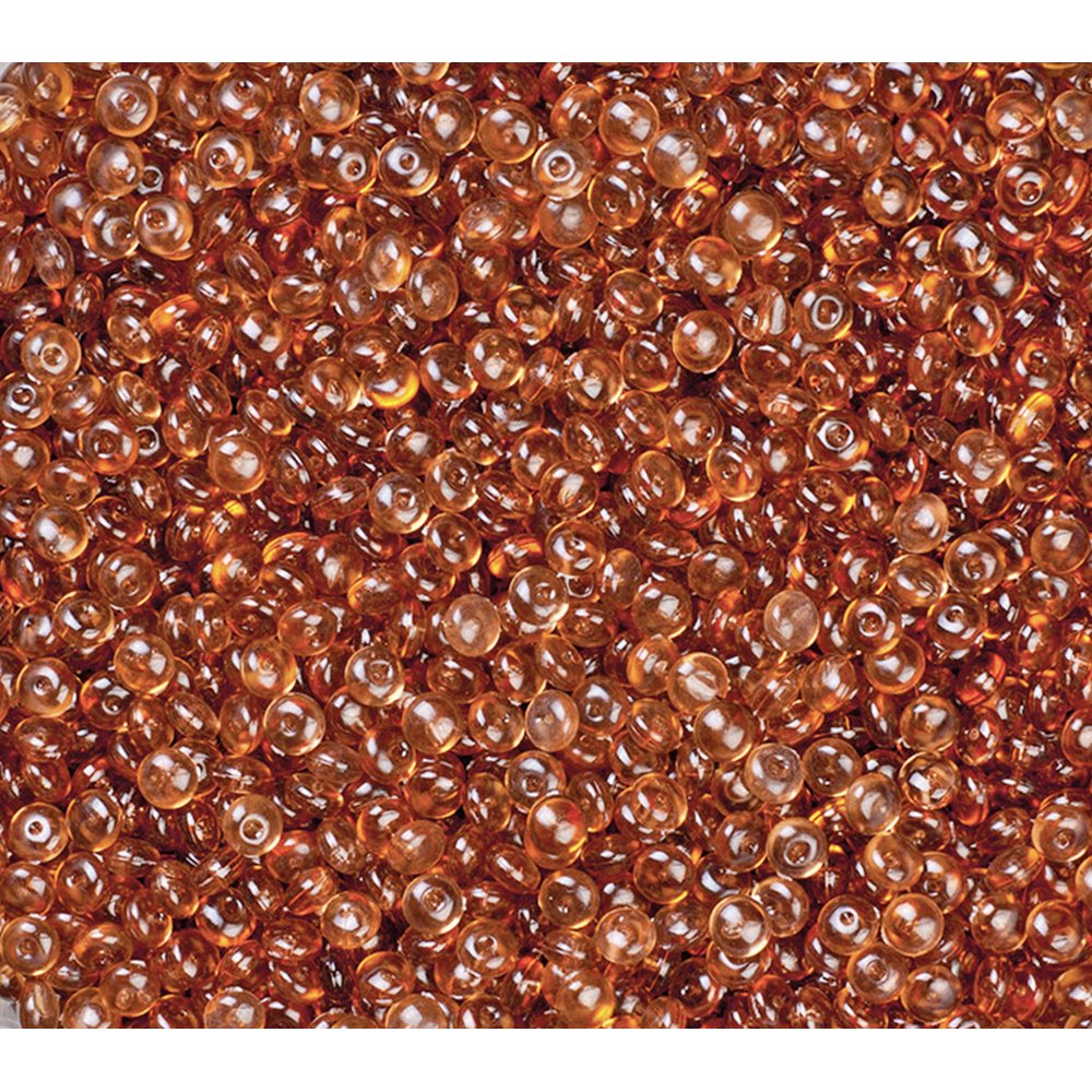 Crystalpearls in 200 ml Dose braun, Ø 4-6 mm