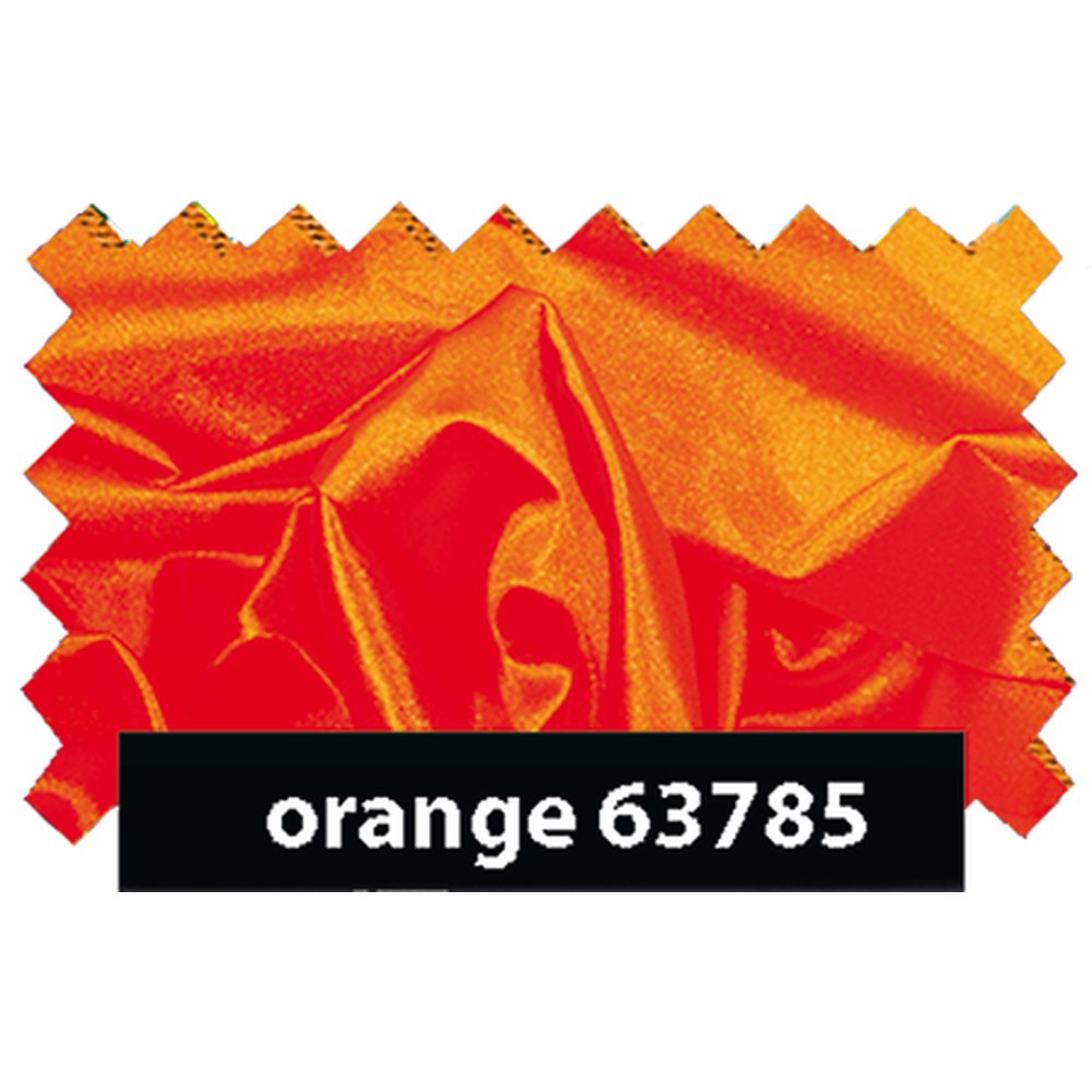Stoff Trilobe orange-glänzend, 145 cm breit