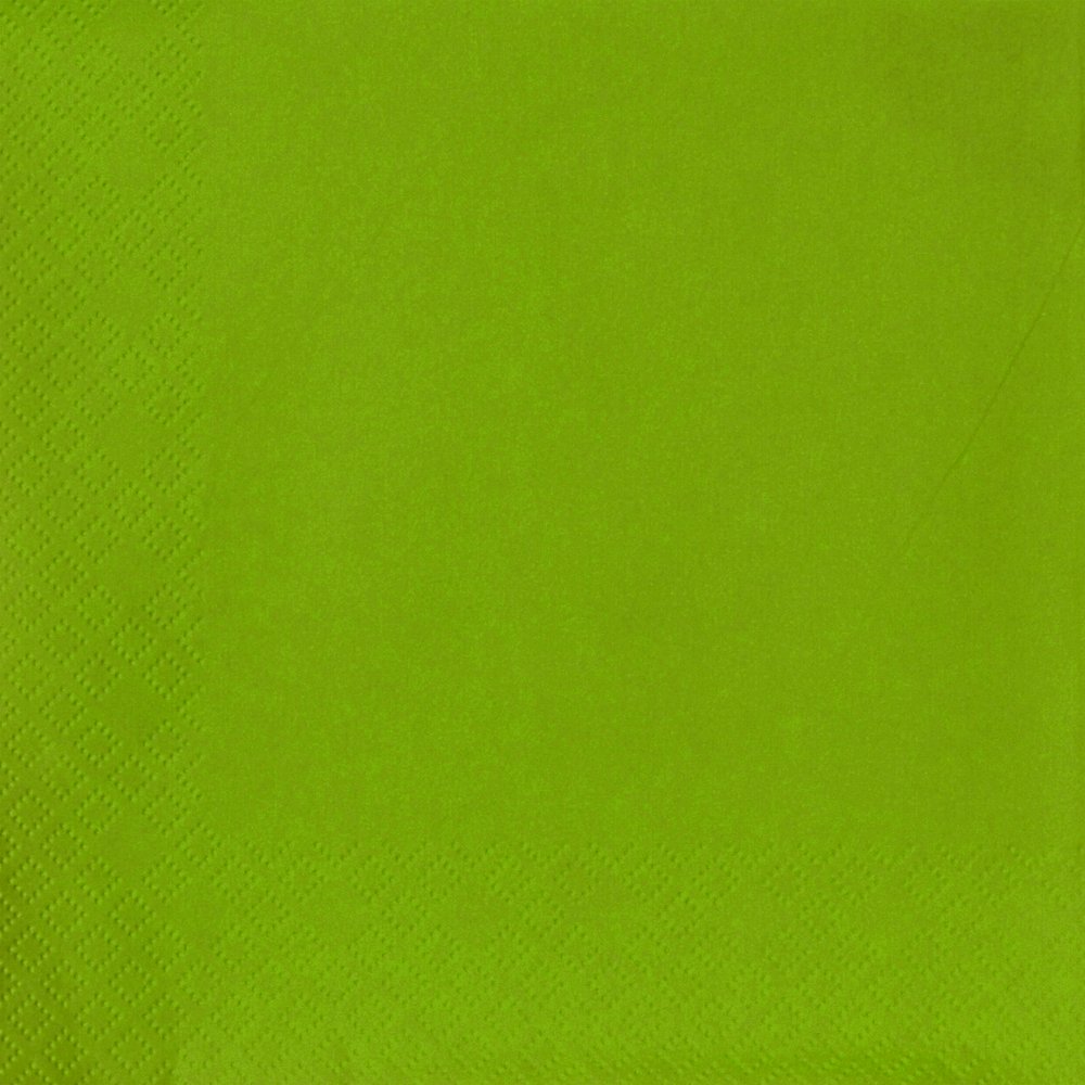 Servietten Deluxe Deco hellgrün, 20 Stück 33 cm