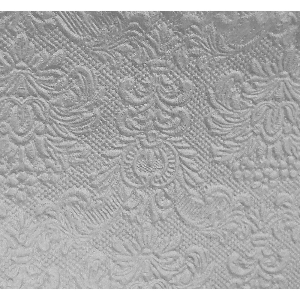 Serv.Ambiente 15St. geprägt silber, 33 x 33 cm