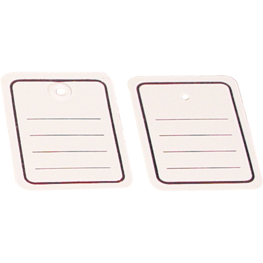 Stückwarenanhänger 40 x 50 mm weiß 1000 Stück