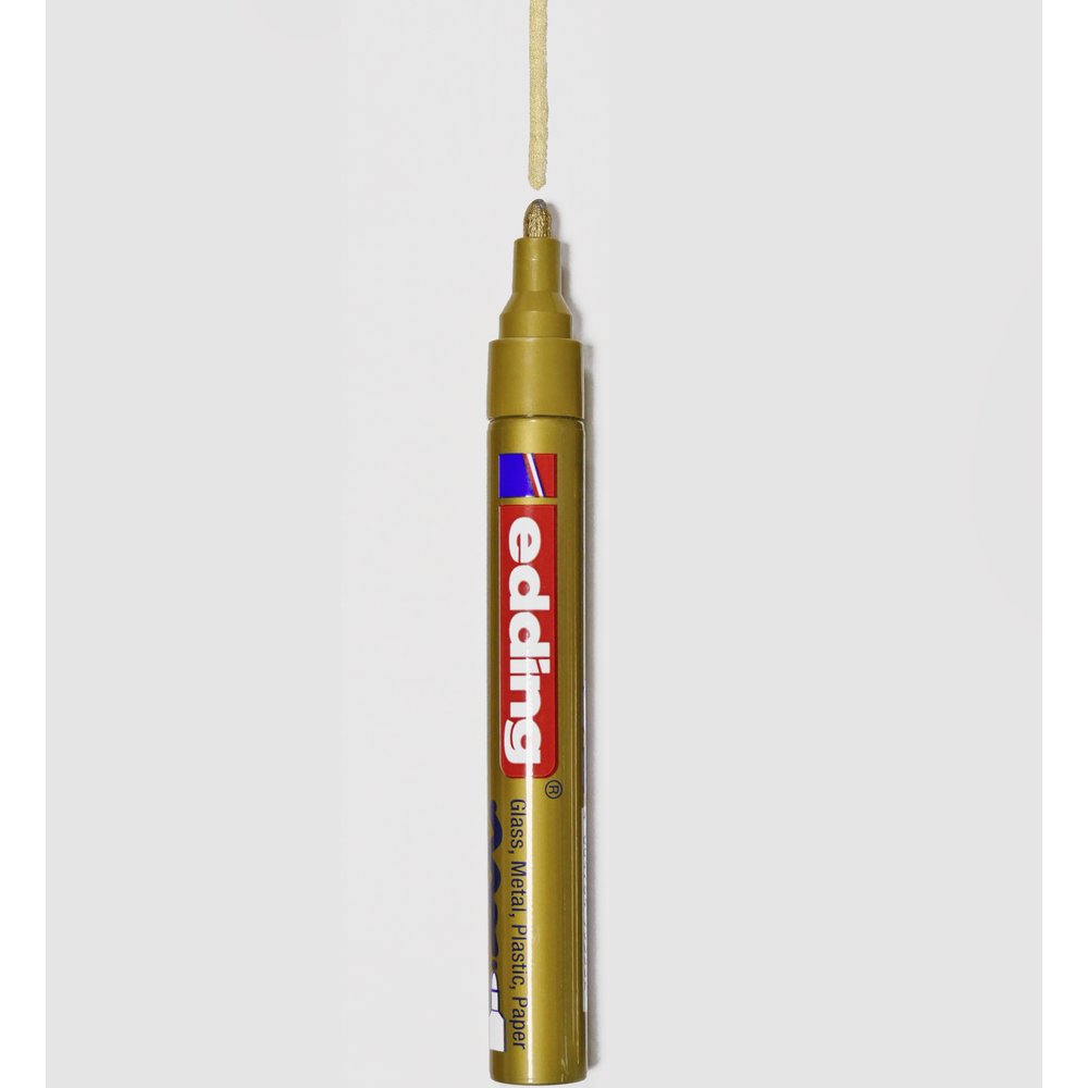 Edding 750 Lackmarker gold, 2-4 mm Rundspitze