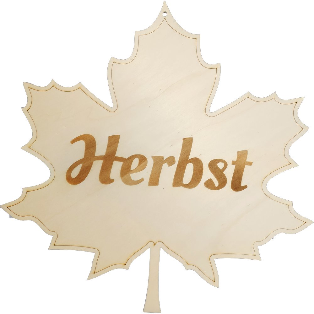 Herbstblatt 2D Herbst natur, B 40 x H 40 cm
